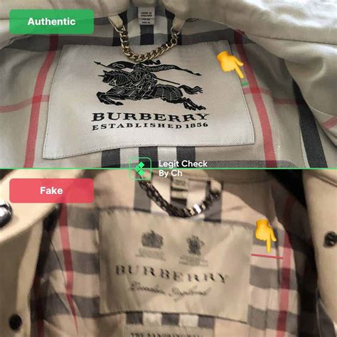 burberry coat replica|how to tell if burberry bag is real.